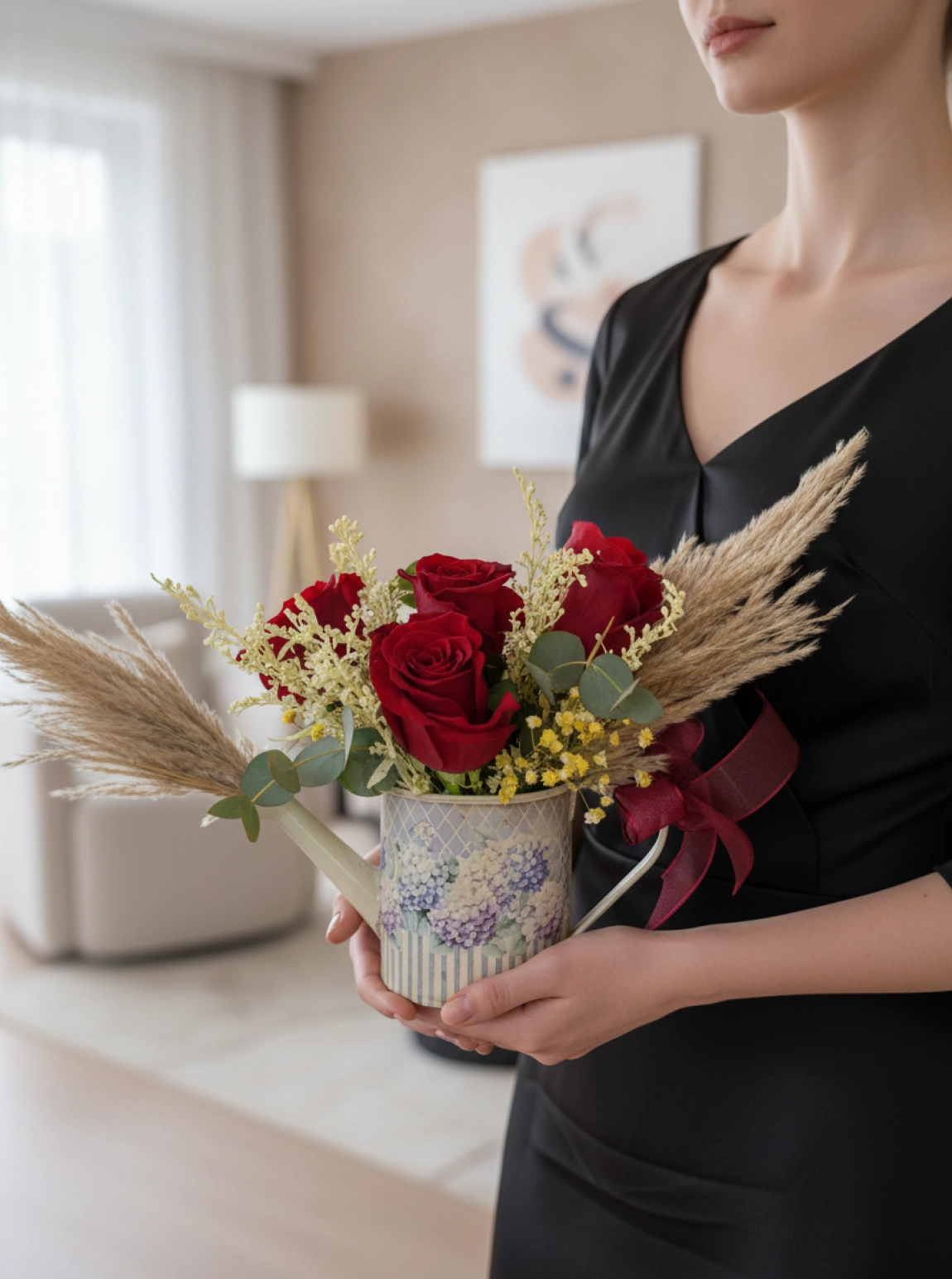 Bardakta Gül Aranjmanı