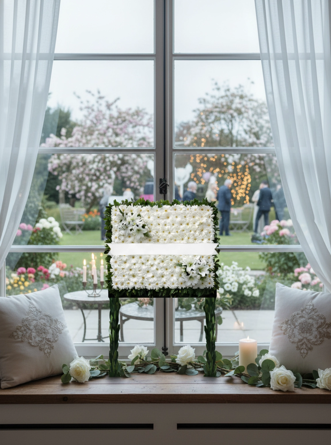 Panolu Gösterişli Çelenk