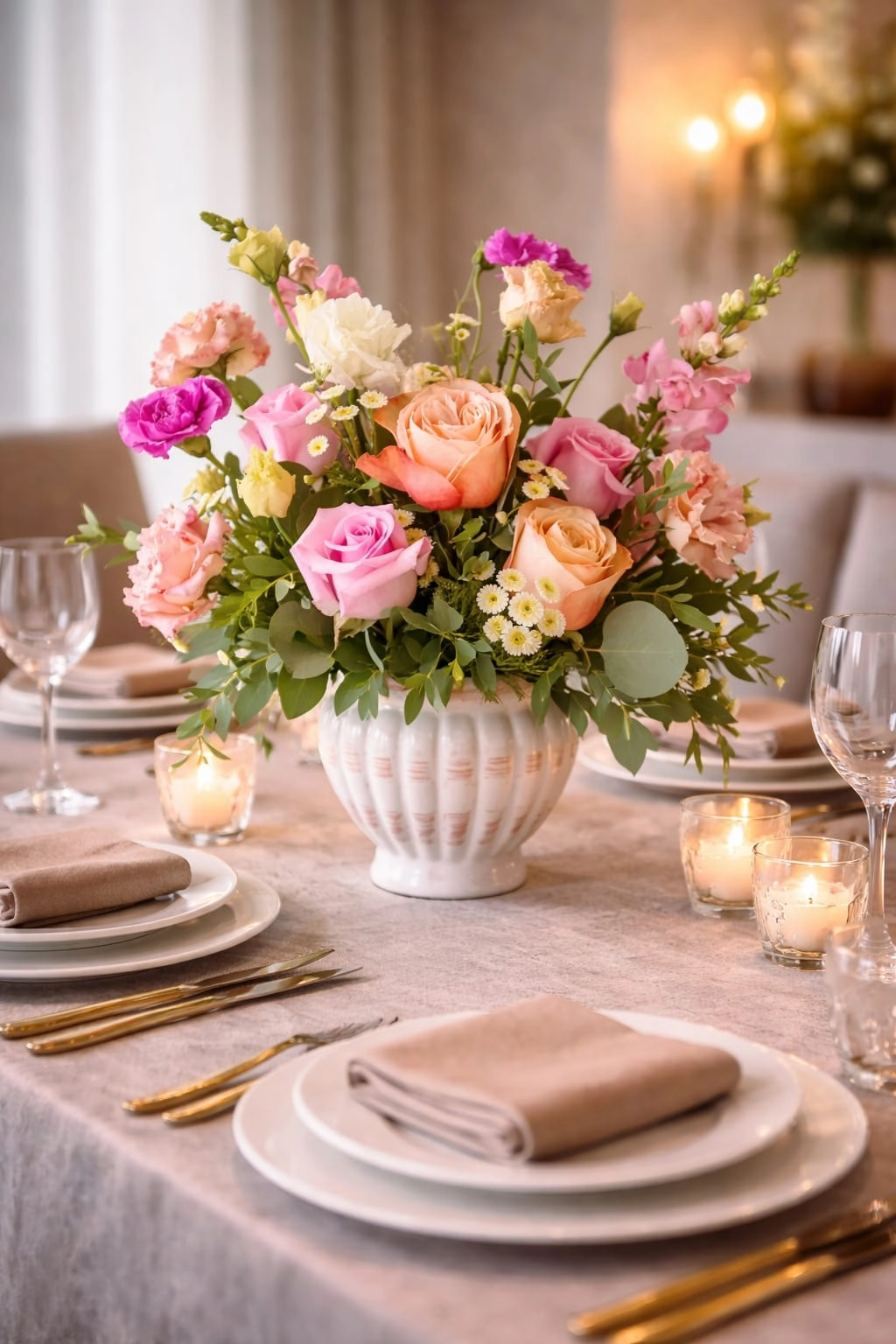 Pembe Yavruağzı Aranjman