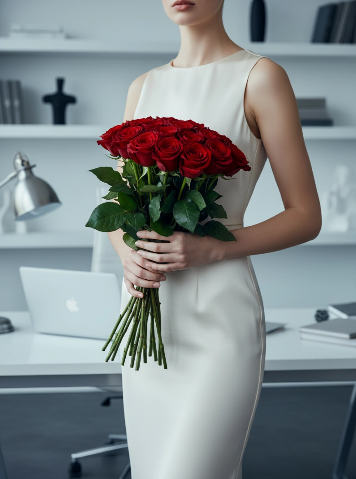 Ayıcıklı ve 25 Adet Gül