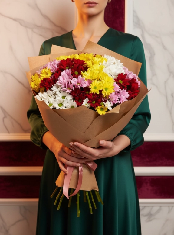 15 Adet Renkli Kasımpatı