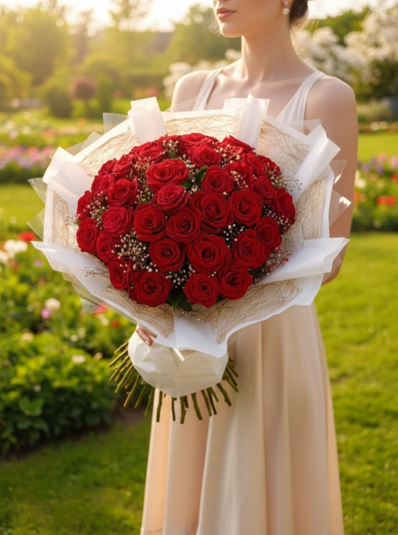 51 Adet Gül Buketi Premium