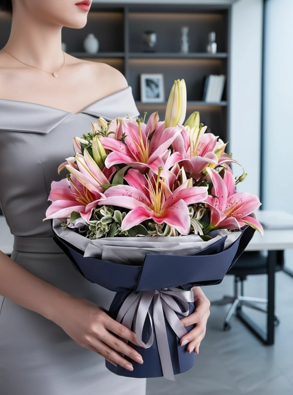 Premium Lilyum Buketleri