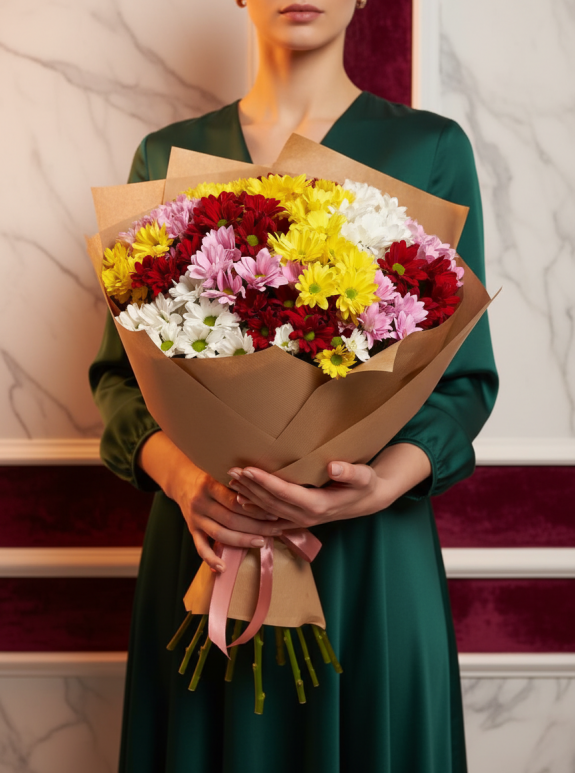 15 Adet Renkli Kasımpatı