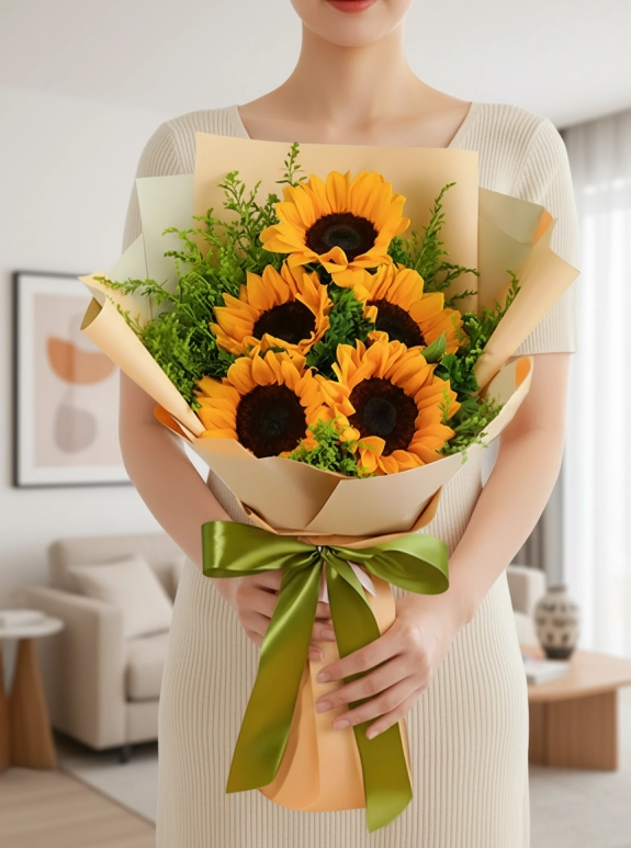 Ayçiçekleri Buketleri