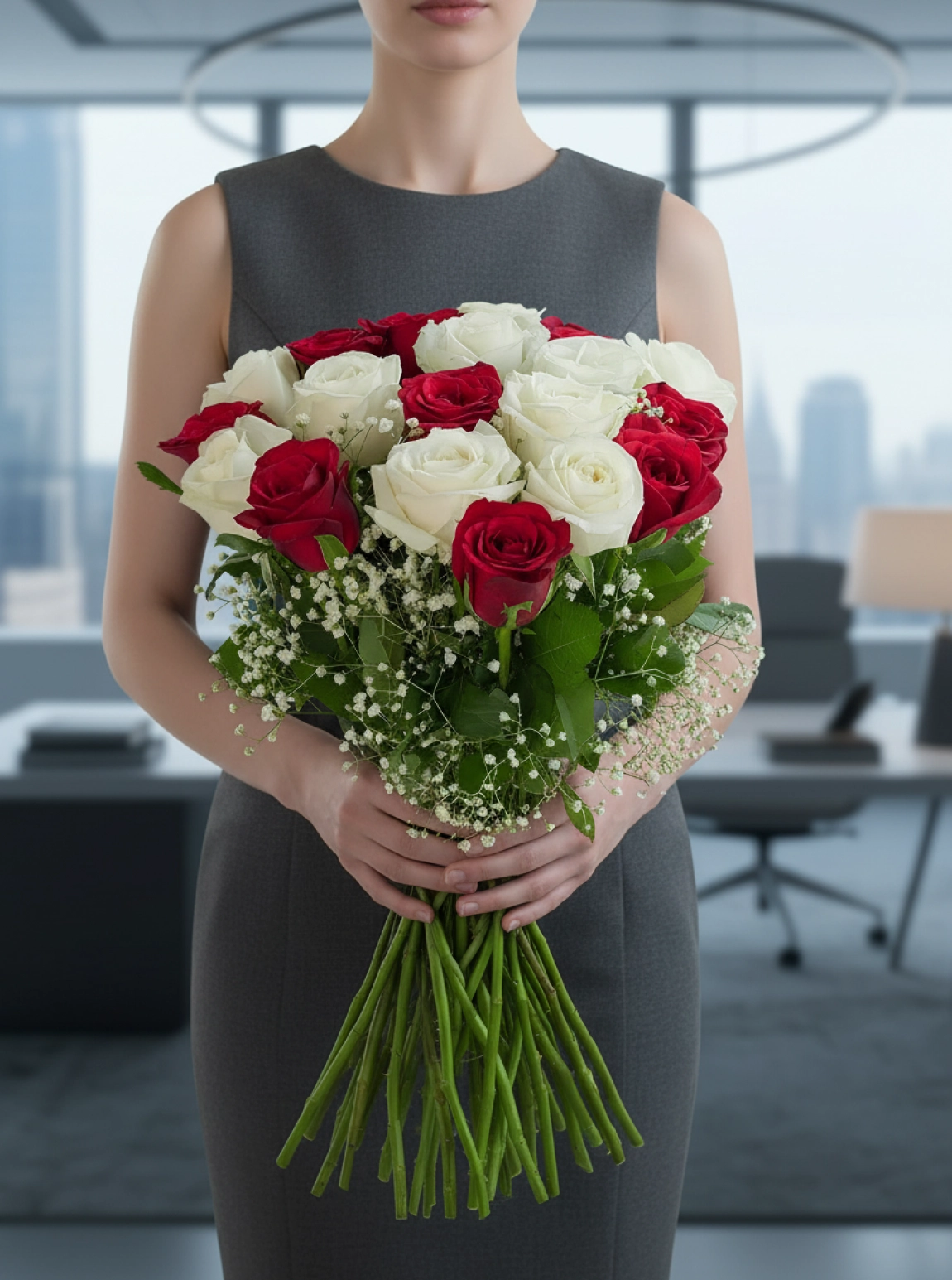 Vazoda 30 Tane Gül Aranjmanı