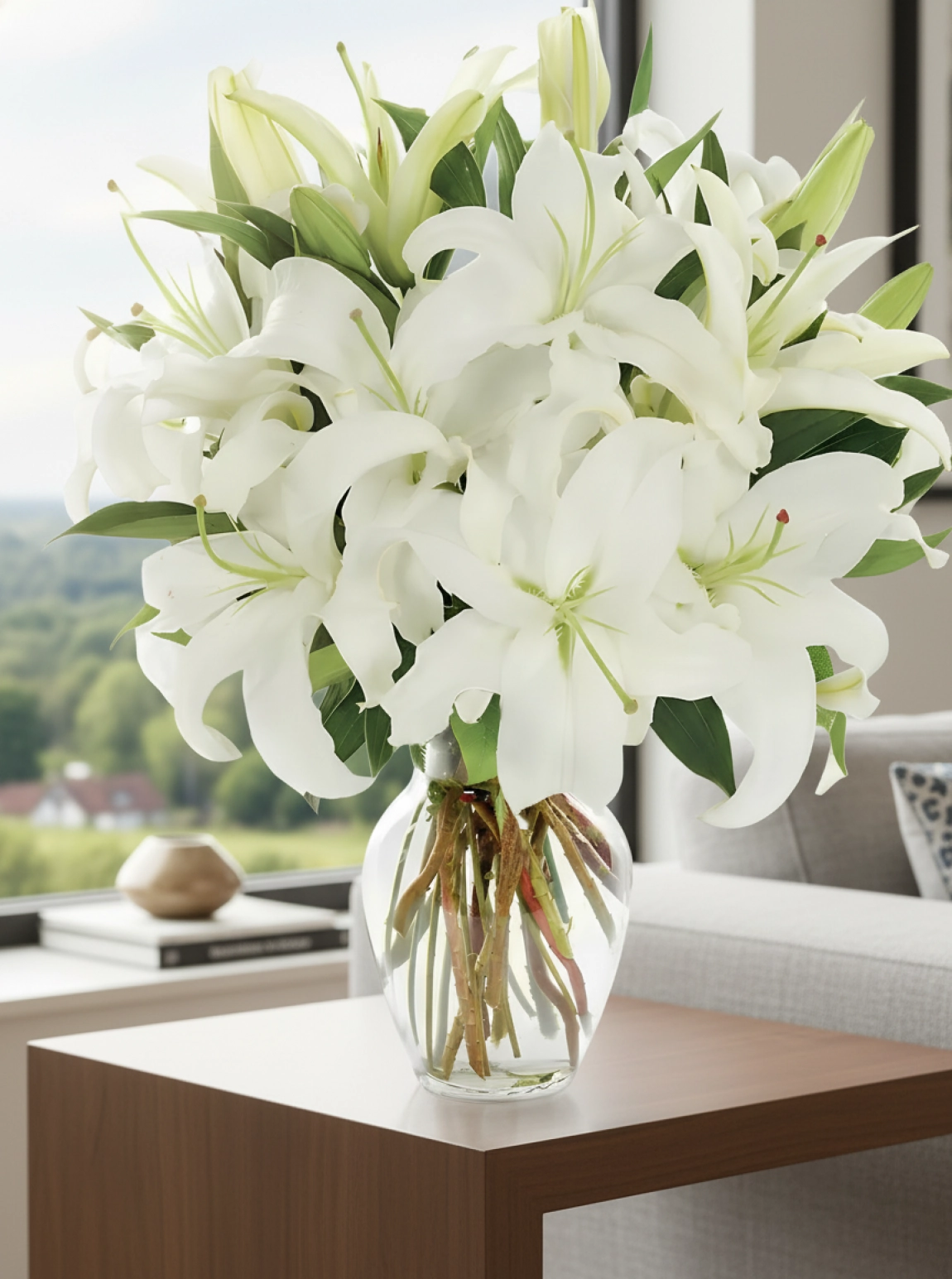 Vazoda Büyük Boy Kazablanka