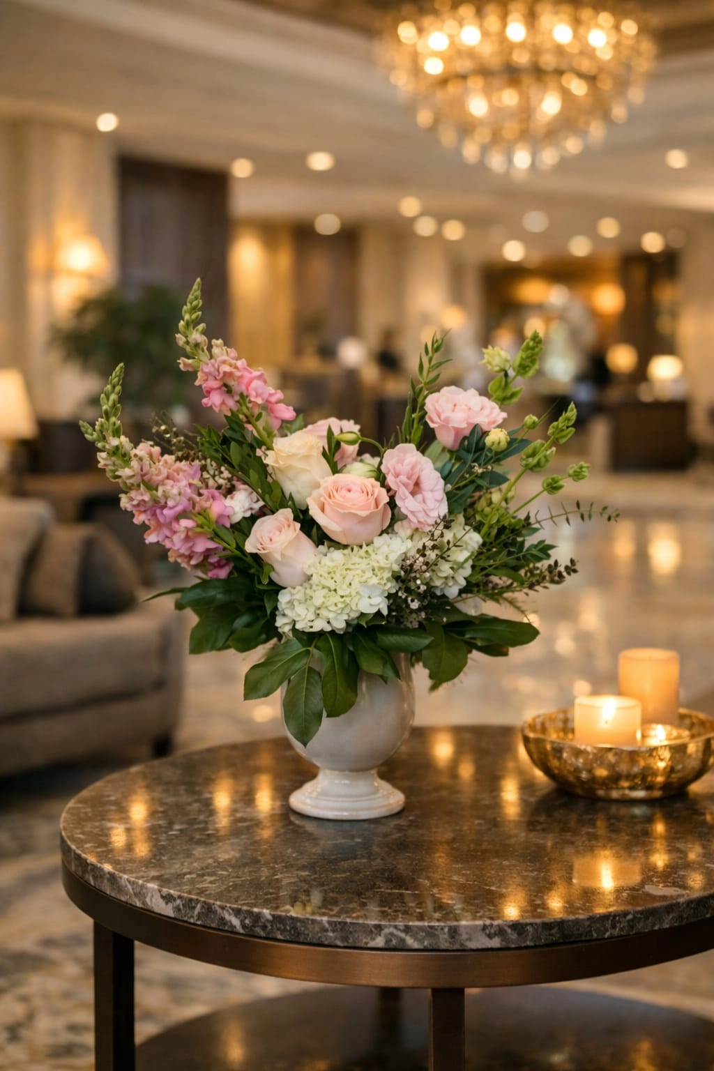 Yavru Ağzı Seramik Aranjman 